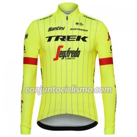 Maillot mangas largas 2018 Trek-Segafredo N002